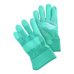 Gants de sécurité en cuir pleine fleur robustes pour les travaux lourds, protection des mains pour les ouvriers du bâtiment canadien - Product Image 2