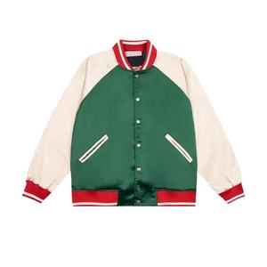 Chaqueta Varsity Informal de Tela Satinada al Por Mayor 2025, Hecha de Satén de Primera Calidad, la Mejor Tela - Product Image 1