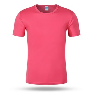 T-shirt décontracté pour homme en coton 100% à séchage rapide, prix bas, uni, sans motif, personnalisable avec logo imprimé - Product Image 5