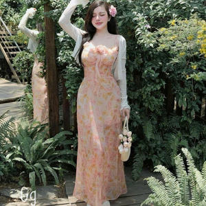 Vietnam Women 2 Piece Casual Set Sleeveless Collarless Knitting Eco Friendly Yarn Dyed - Product Image 2