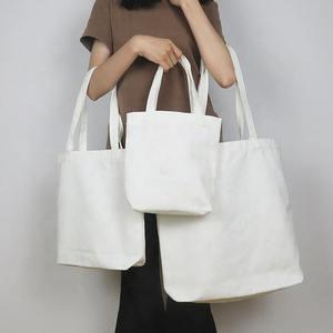 กระเป๋าผ้าแคนวาสขนาดใหญ่พิเศษ พิมพ์ลายตัวอักษรโลโก้ตามสั่ง ทนทาน ใช้ซ้ำได้ สำหรับใส่ของช้อปปิ้ง สะพายไหล่ได้ - Product Image 2