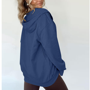 Sweat-shirts unisexes doux et surdimensionnés de qualité supérieure, possibilité d'ajouter un logo, sweat-shirt pour femmes - Product Image 3