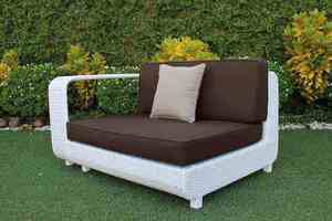 Elegant Garden <b>U</b> Shape Sofa Set with Comfortable Cushions - Product Image 6