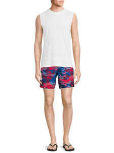 PU Camouflage Quick Dry High Waist Drawstring Closure Swimming <b>Trunks</b> Breathable Summer Swim Boxer <b>for</b> <b>Men</b> - Product Image 2