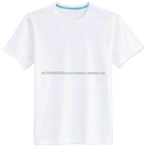 T-shirt pour homme en coton 100% de haute qualité, tricot uni, col rond, logo personnalisé imprimé, OEM personnalisable, quantité en gros, commande en gros - Product Image 1