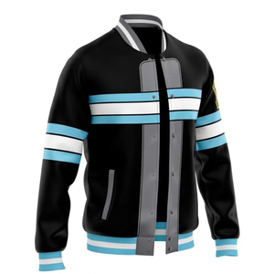 Veste universitaire personnalisée en gros, échantillon disponible, expédition rapide, veste automne-hiver bicolore, commande en gros disponible - Product Image 4