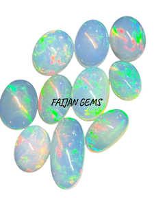 100% pierres précieuses en vrac naturelles Cabochon d'opale à forte demande pour la fabrication de bijoux FAIJAN GEMS Z45 avec évaluation par un tiers - Product Image 3