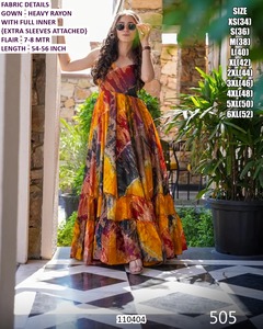 Robe de soirée moderne à taille naturelle, en rayonne florale brodée, respirante et confortable, ornée de perles, par un créateur - Product Image 2