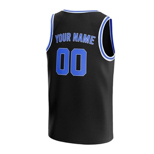 Maillots de basket-ball personnalisés pour hommes en gros |   Vêtements de sport en polyester uni |   Impression de logo OEM disponible - Product Image 4