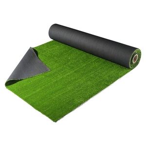Tappeto Erboso Sintetico Realistico 65x5ft Altezza Lame 3/8" per Interni ed Esterni Giardino Prato Paesaggistico in PE - Product Image 1