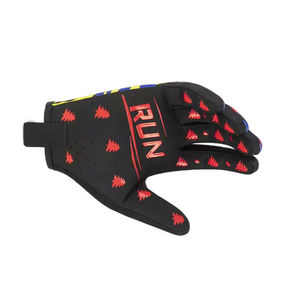 Guantes de Motocross 2026 Sublimados Personalizados de Cuero con Pantalla Táctil, Premium, Elásticos, Transpirables, para MTB, BMX, con Logos Reflectantes Plateados - Product Image 2