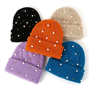 Bonnet d'hiver classique unisexe, chaud, 100% acrylique, respirant, imperméable, personnalisable, uni - Product Image 5