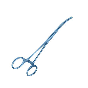 Pinza Pediátrica Cooley de 6.75 Pulgadas, Pinza Manual Curva Atraumática con Mordazas de Acero Inoxidable, Certificación CE, Uso Quirúrgico Hospitalario - Product Image 1