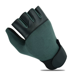 Gants de musculation en cuir de qualité supérieure pour la protection des paumes, gants de musculation demi-doigts pour la musculation - Product Image 2