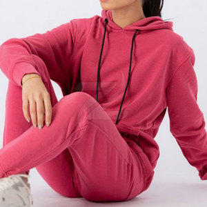 Meilleures ventes de survêtements pour femmes à bas prix, survêtements de couleur unie pour l'automne et l'hiver - Product Image 3