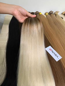 Cabello Humano Virgen 100% de Alta Calidad con Punta Plana, de un Solo Donante, Súper Doble Trama, Vietnamita, Precio Mayorista, NASA Vietnam - Product Image 1