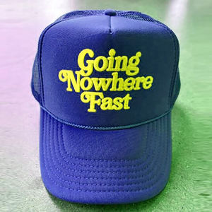 Wholesale <b>Plain</b> Style Trucker <b>Caps</b> High Quality Custom Embroidery Logo Head Wear Trucker <b>Caps</b> For Adults - Product Image 3