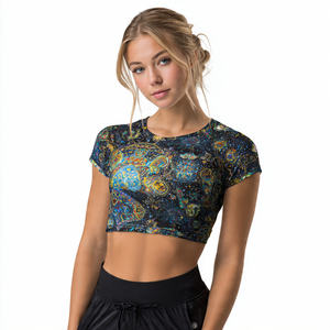 Débardeur court décontracté et respirant pour femme, style streetwear, écologique, séchage rapide, idéal pour la course et l'entraînement (OEM) - Product Image 6