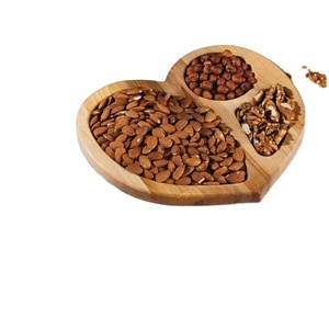 Heart Shaped Smoothest Finish High Quality Table Top Dry Fruit Tray <b>Platter</b> Premium Quality - Product Image 1