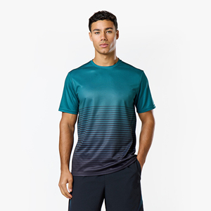 T-shirt décontracté respirant de couleur unie en matériau de qualité supérieure, livraison rapide, t-shirt pour homme, directement de l'usine - Product Image 1
