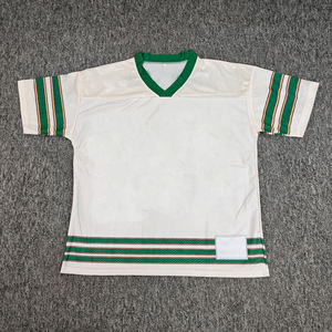 Camiseta Deportiva Personalizada de Alta Calidad, Cuello en V, Estilo Varsity, Uniforme de Baloncesto, Corte Cuadrado, Camiseta Corta de Malla para Hombre, Estilo Fútbol Americano - Product Image 3