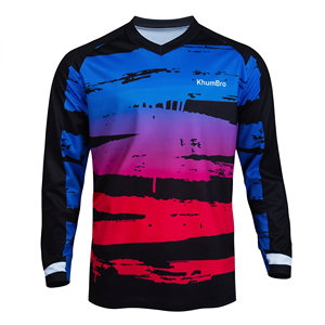 Fabricante de Maillots Personalizados para Ciclismo de Montaña, Venta al Por Mayor de Maillots para Equipos de Ciclismo, Maillot de Ciclismo de Montaña de Manga Larga con Ajuste Atlético - Product Image 5