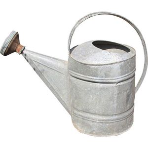 Arrosoir en métal galvanisé, design résistant à la rouille, pour arroser les plantes, les fleurs et les légumes en extérieur, bec long, facile à utiliser - Product Image 5