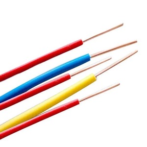 Fil de cuivre étamé torsadé rond isolé en PVC 300V, câble électrique industriel en bobine 14 AWG noir bleu jaune - Product Image 4