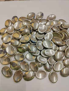 Vente en gros de cristaux de pierres précieuses de PYRITE sculptées sur mesure pierre d'inquiétude de PYRITE naturelle pour la guérison des Chakras REIKI méditation Feng Shui pour - Product Image 6