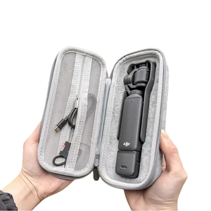 Estuche de Almacenamiento Personalizado de Fábrica, Resistente al Agua, con Cierre de Cremallera Negra, para Osmo Pocket 4, a Prueba de Golpes, con Inserto de Espuma para Viaje y Correa para el Hombro - Product Image 1