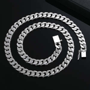 Collar de Cadena Cubana de Plata de Ley para Hombre de Alta Calidad con Diamantes Cultivados en Laboratorio - Product Image 2