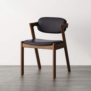 Silla de Comedor Tradicional con Respaldo Abierto para el Hogar, con Estructura de Madera Sólida y Estilo Elegante - Product Image 1