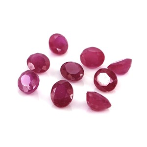 Rubis naturels de Bangkok, ovales calibrés 4x5mm, pierres précieuses facettées naturelles, prêtes à l'emploi pour la création de bijoux - Product Image 3