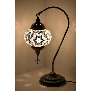 Handcrafted <b>Brass</b> Moroccan <b>Lantern</b> with Crystal - Wholesale Decorative Lighting - Product Image 2