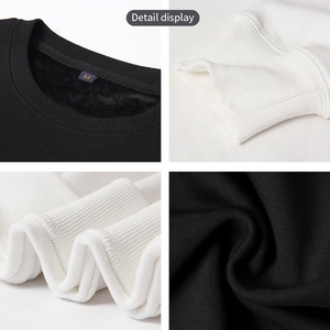 Sudadera con Capucha Deportiva Térmica de Invierno con Cuello Redondo Negro, con Impresión Digital, Logotipo Bordado Personalizado, Secado Rápido y Transpirable - Product Image 3