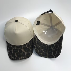 Wholesale 5-Panel Cotton <b>Baseball</b> <b>Caps</b> Stock for Men Women Outdoor Embroidered Cheetah Leopard Pattern <b>Plain</b> Blank Sports <b>Cap</b> - Product Image 2