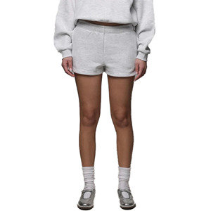 Wholesale Summer Fashion Women's Sexy <b>Shorts</b> Breathable Drawstring Skinny Casual Mid Waist Hot Fleece Fur Puff Eco-Friendly - Product Image 1