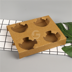 Customized Low MOQ Disposable Coffee Cup <b>Tray</b> wholesale price - Product Image 2