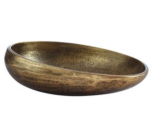 Classic Design Black and Gold Hammered Metal Bowl Food Serving Bowl for <b>Dinnerware</b> and Food Serving Kitchenware Accessory - Product Image 5