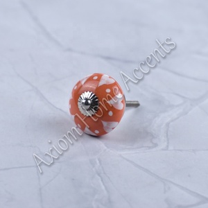 Unique Handcrafted <b>Ceramic</b> <b>Knobs</b> in Bold Colors for Decorative Furniture Pulls by Axiom Home Accents - Product Image 3