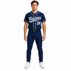 Uniforme de baseball élégant pour hommes et jeunes, ensemble de maillots de baseball personnalisés par sublimation avec tissu à séchage rapide pour équipe et club - Product Image 2