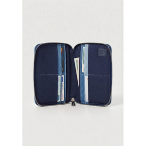 Denim Panelled <b>Zipper</b> <b>Wallet</b> Paksphere International Unisex Short Minimalist Style Daily Use Customized Color Logo 100% QC - Product Image 2