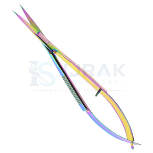 Factory Suppliers Spring Action <b>Scissor</b> Grade Solid Stainless Steel Curved Tip <b>Scissors</b> Beauty Tools <b>for</b> <b>Nail</b> Care Silver Gold - Product Image 4