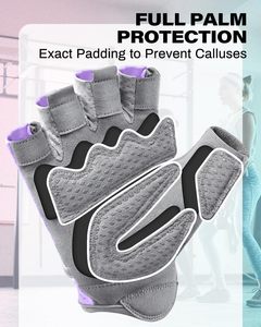 Gants d'entraînement unisexes ZERBJ respirants pour la musculation avec fermeture à enfiler pour la salle de sport et l'entraînement - Product Image 4