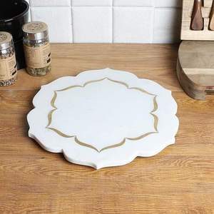 Plateau de service décoratif de Noël élégant, plateau de cuisine artisanal de qualité supérieure pour café, collations, aliments, table à manger à domicile à prix réduit - Product Image 3