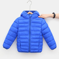 LAYENNE OEM Veste d'hiver légère à capuche pour enfants, coupe-vent, veste chaude, manteaux rembourrés, vestes matelassées pour enfants