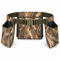 Ceinture de chasse au faisan camouflage en Oxford 600D réglable avec plusieurs poches et porte-cartouches pour la chasse aux oiseaux
