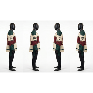 Uniforme Deportivo Personalizado OEM para Hombre, Camiseta de Entrenamiento con Encaje, Diseño Sublimado para Hockey sobre Hielo, Tipo de Patrón con Número - Product Image 3
