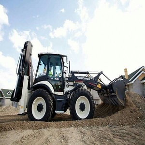 Chargeuse Super Hidromek HMK avec moteur Doosan, pelle rétrocaveuse à force de rupture élevée, godet à largeur totale, équipement robuste - Product Image 1