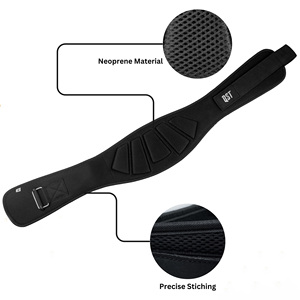 Cinturón personalizado de neopreno para gimnasio, cinturón de fitness para levantamiento de pesas, culturismo, soporte de espalda, entrenamiento de fuerza, sentadillas, cinturón de levantamiento de pesas para - Product Image 2